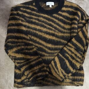 Stockholm Atelier & Other Stories Mohair Sweater.  Tiger Striped  Small